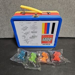 Lego Lunch Box With Snoopy Pencil Toppers